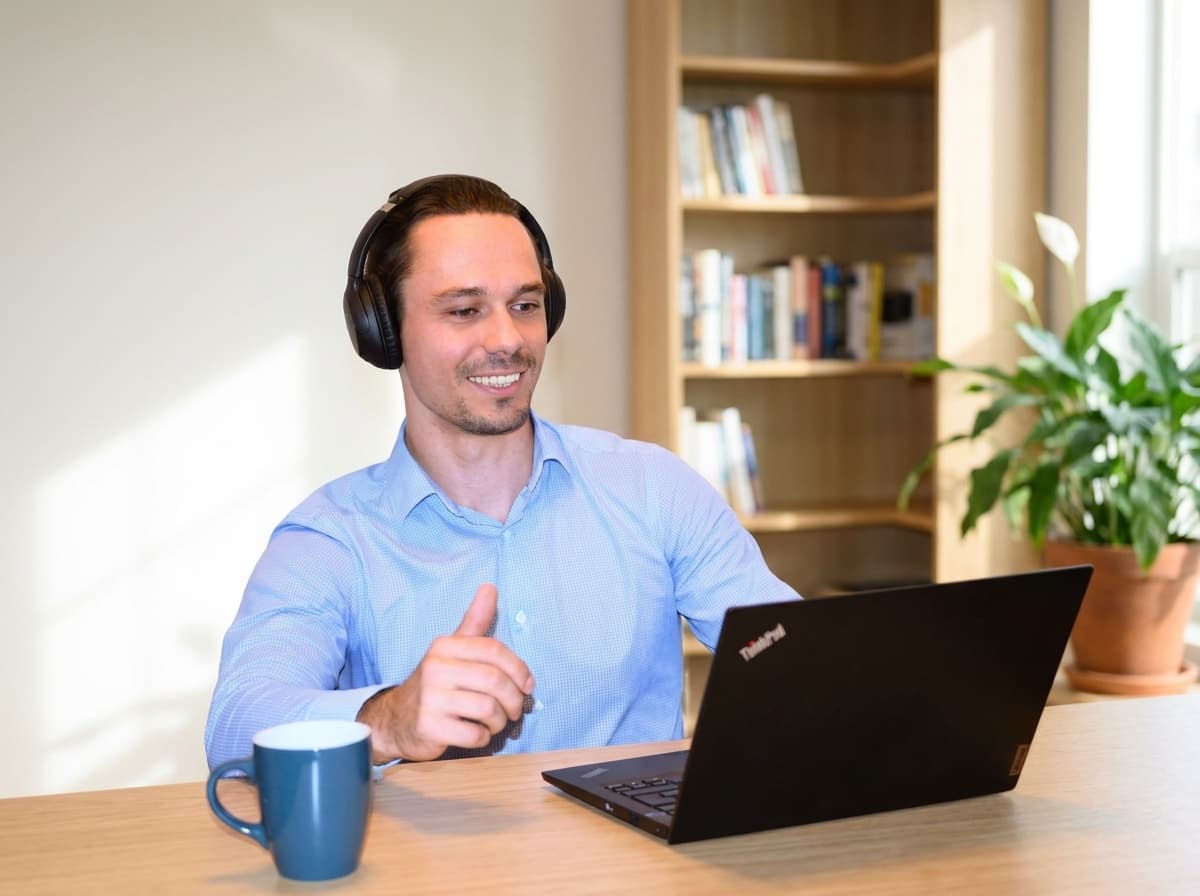 Mikołaj podczas konsultacji online